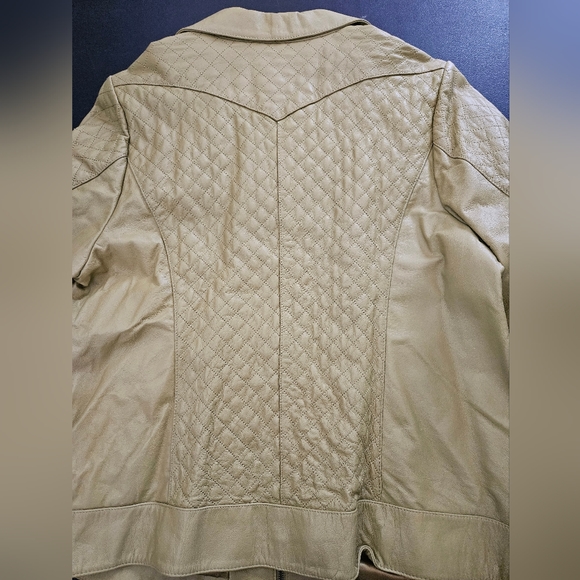 NWT - Leather "Bradley Bayou" Green Zippered Jacket - Size 1X - Picture 13 of 13